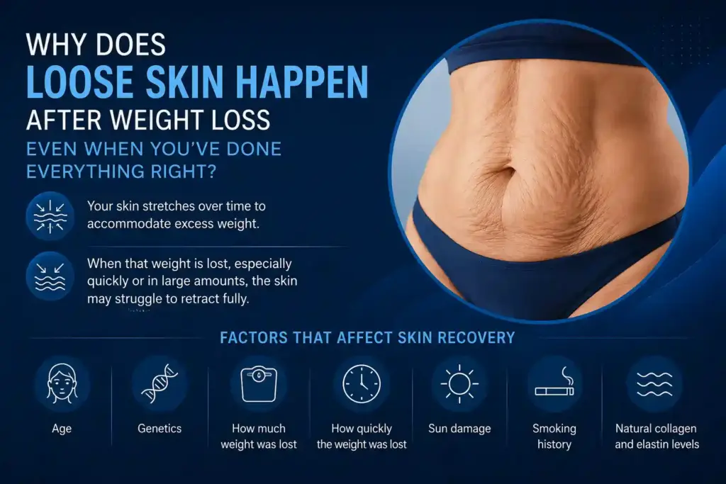 Why Does Loose Skin Happen After Weight Loss Even When You’ve Done Everything Right East Sussex?